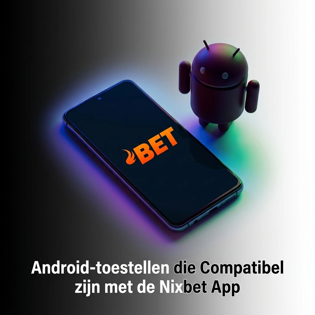 Compatibele Android-toestellen voor de Nixbet app, waaronder Samsung, Google Pixel, OnePlus en Xiaomi modellen