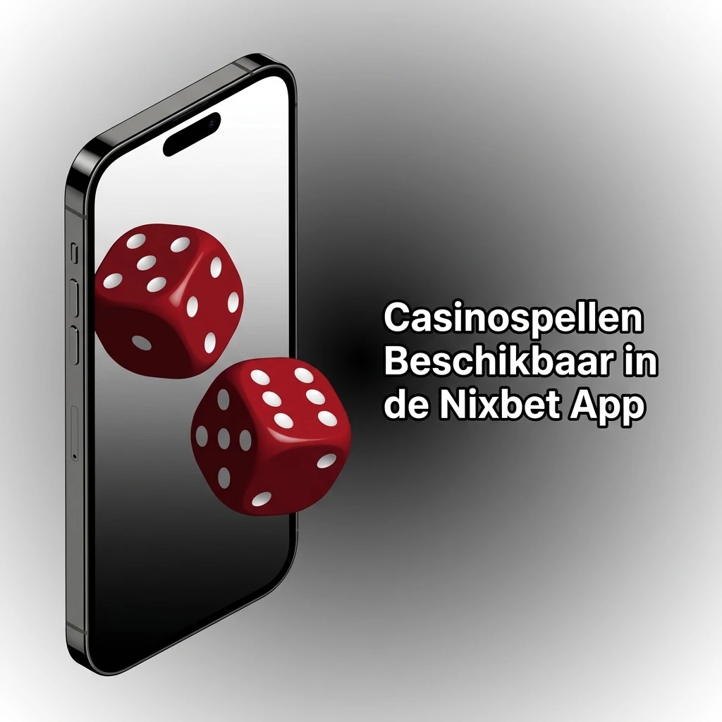 Nixbet casino-app met gokkasten, live casino, jackpots en tafelspellen van Pragmatic Play en Evolution Gaming