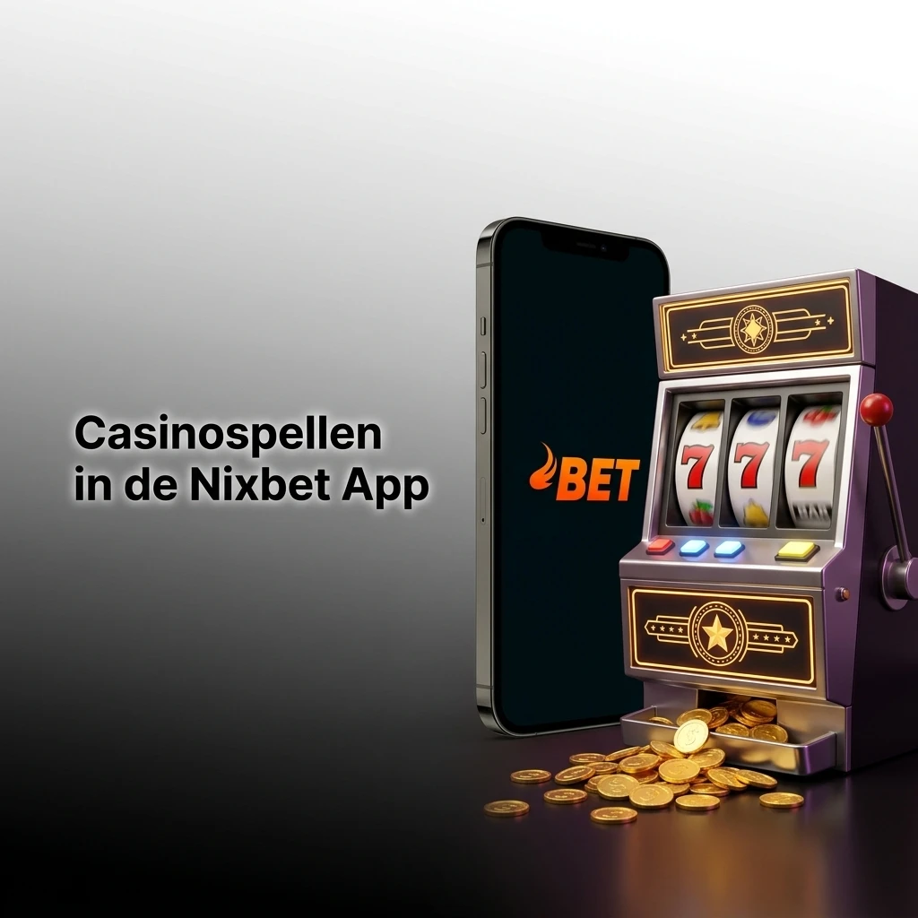 Casinospellen in de Nixbet app met titels zoals Starburst, Gates of Olympus en Lightning Roulette