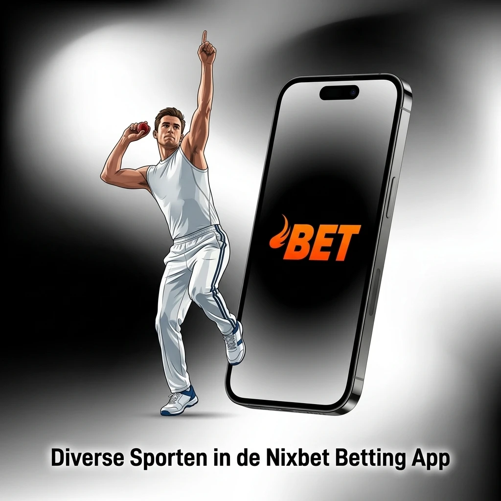 Diverse sporten beschikbaar in de Nixbet app: voetbal, tennis, basketbal, eSports en meer met live weddenschappen