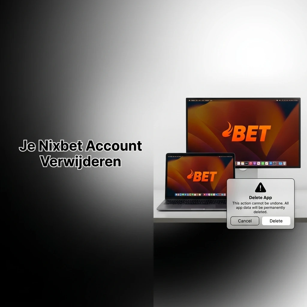 Stappen om je Nixbet account te verwijderen via instellingen of klantenservice voor verantwoord gokken