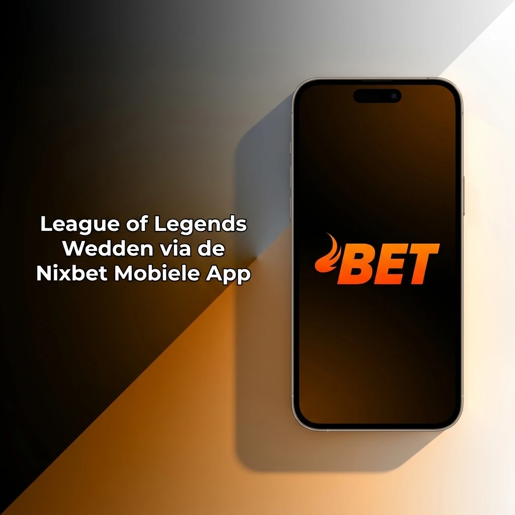 League of Legends weddenschappen plaatsen via de Nixbet mobiele app op iOS en Android