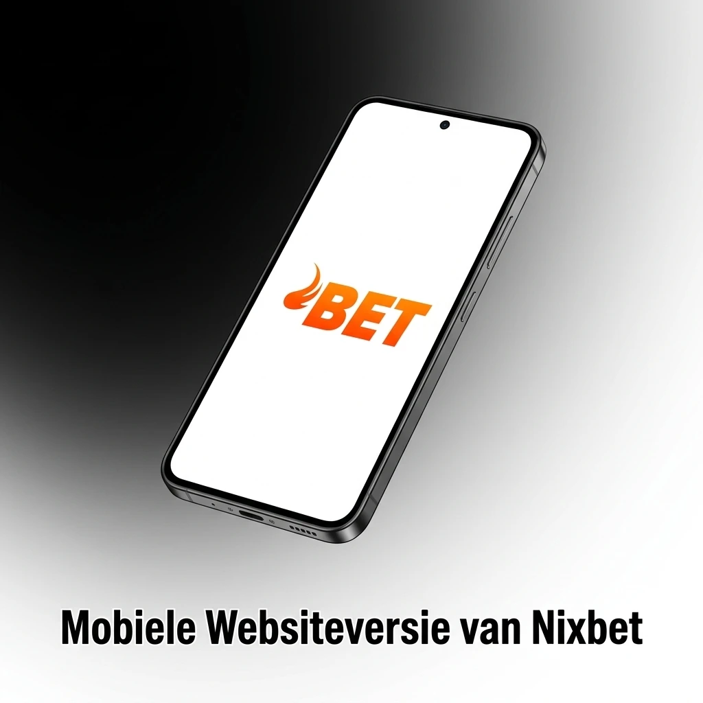 Nixbet mobiele website op smartphone met responsive ontwerp voor sportweddenschappen en casino