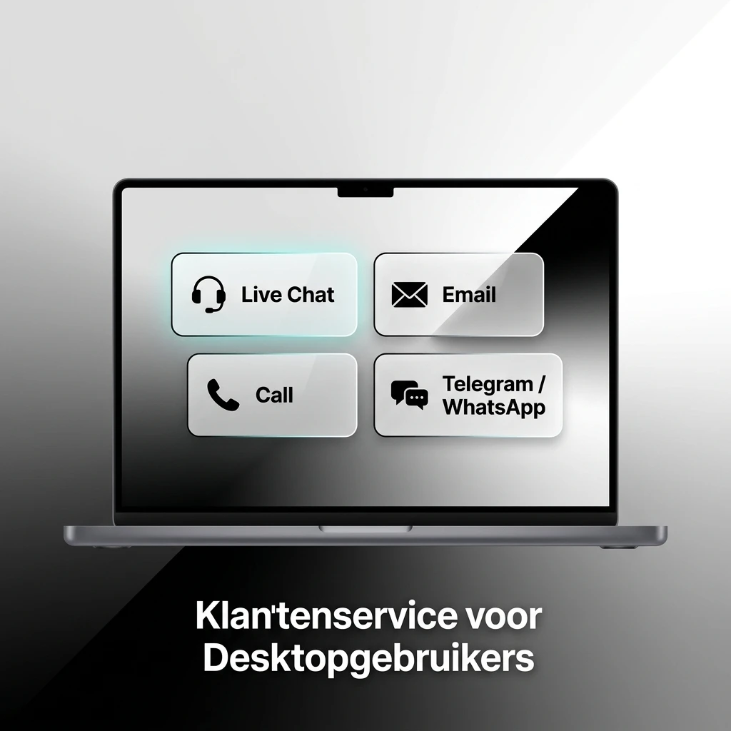 Klantenservice Nixbet desktop: live chat, e-mail, telefoon en sociale media beschikbaar voor alle spelers