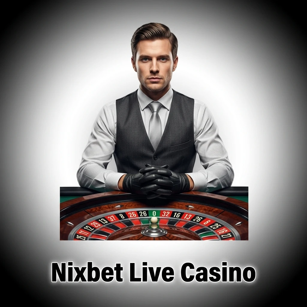 Nixbet Live Casino met echte dealers via videostream voor live roulette, blackjack en baccarat