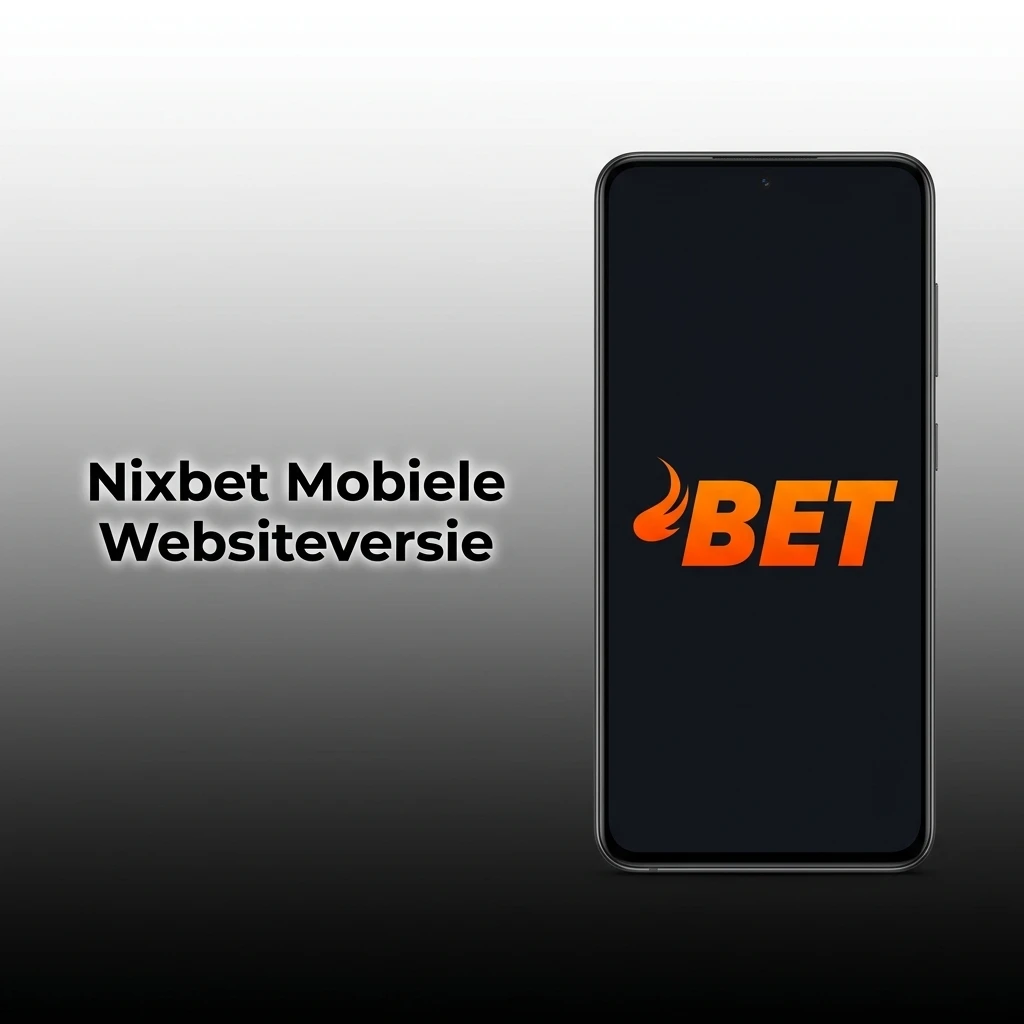 Nixbet mobiele website op smartphone en tablet met sportweddenschappen en casinospellen zonder download