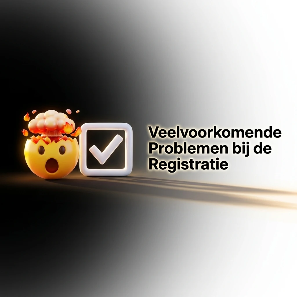 Veelvoorkomende registratieproblemen en oplossingen zoals e-mailbevestiging, foutmeldingen en geblokkeerde accounts