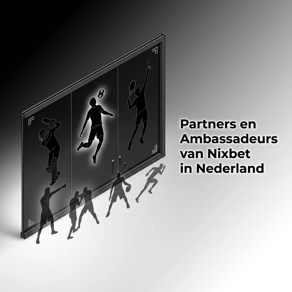 Nixbet Nederland heeft geen officiële ambassadeurs of merkpartners; samenwerkingen worden via officiële kanalen aangekondigd.
