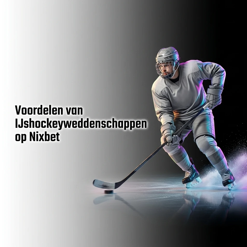 Voordelen van ijshockeyweddenschappen op Nixbet: odds, live weddenschappen en veilig gokken in Nederland.